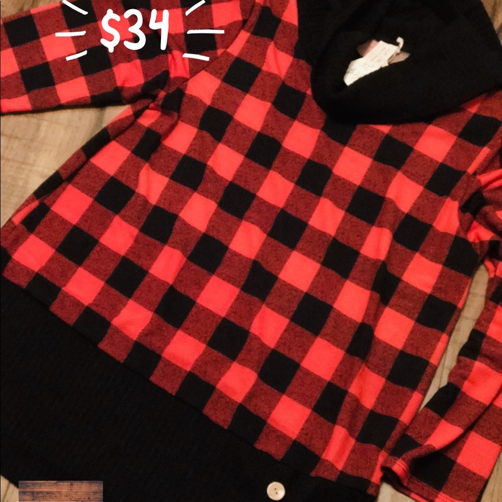 Buffalo Plaid tunic top